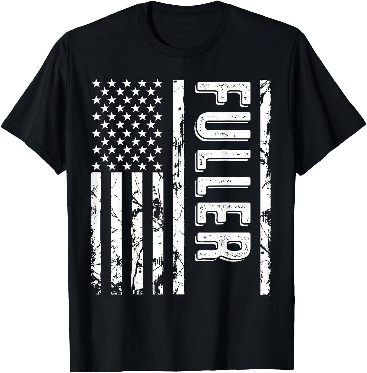 Fuller Last Name Funny Surname Team Fuller Family Reunion T-Shirt - T-Shirt | Black