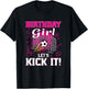 Soccer Player Girl Soccer Birthday Girl T-Shirt - T-Shirt | Black