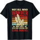 Collecting Rocks Some Are Looking For Cool Rocks Retro T-Shirt - T-Shirt | Black