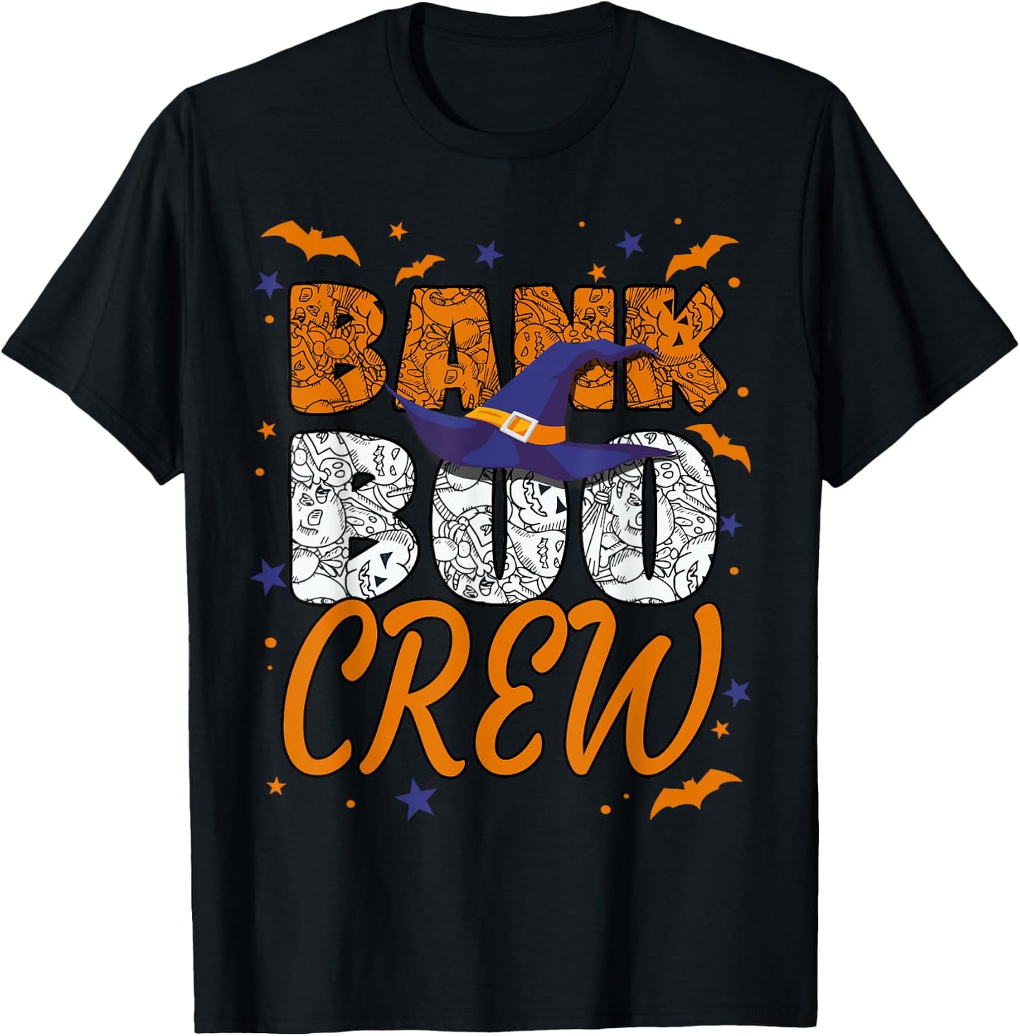 Bank Boo Crew Halloween Banker Bank Teller Matching T-Shirt - T-Shirt | Black