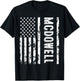 McDowell Last Name Funny Surname Team Family Reunion T-Shirt - T-Shirt | Black