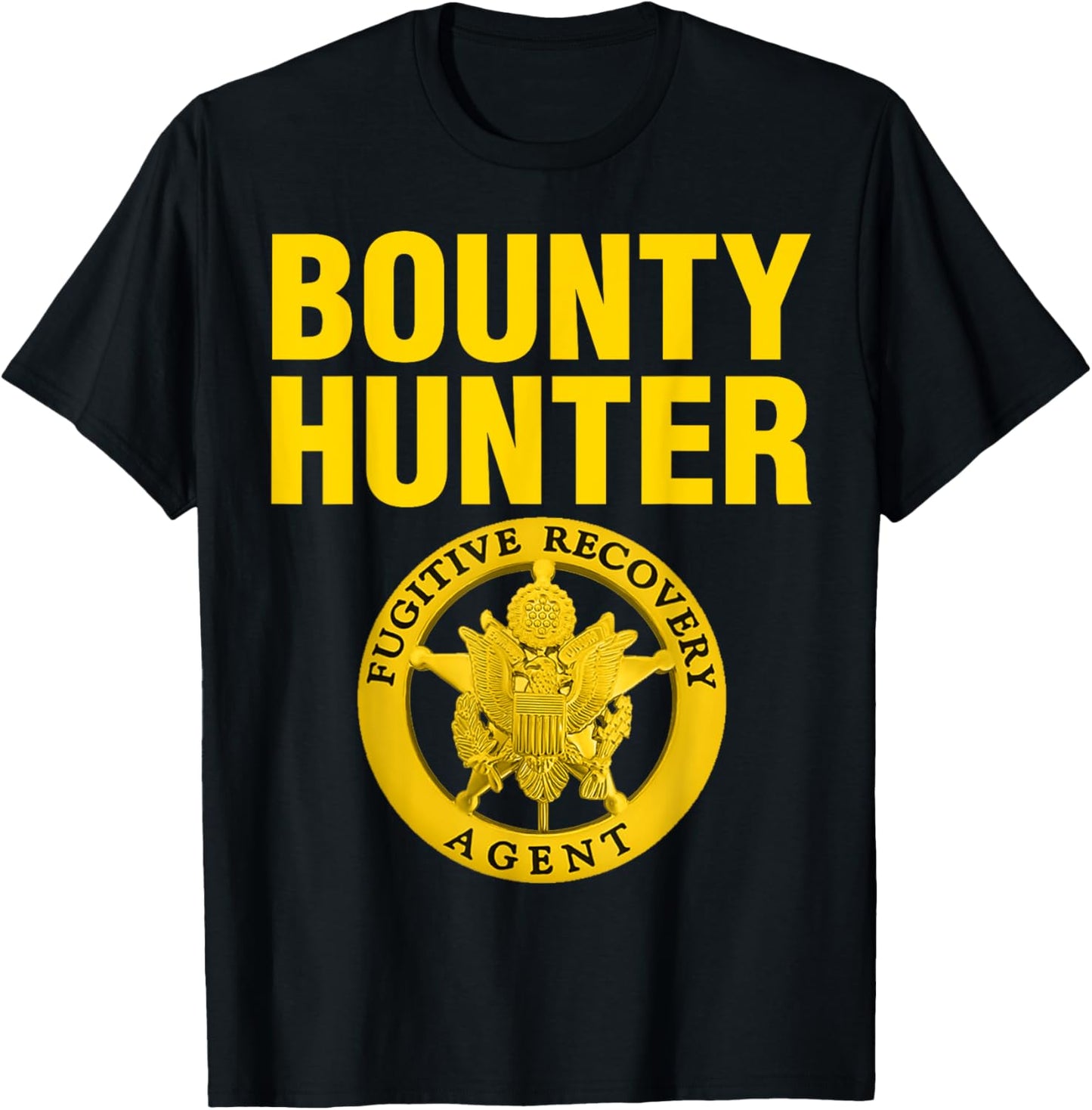 Bounty Hunter Costume Bail Bondsman T-Shirt - T-Shirt | Black