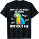 Life Without Macaw Parrot Owner Macaw Lover T-Shirt - T-Shirt | Black