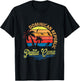 Sunset Punta Cana Beach Souvenir Dominican Republic Retro T-Shirt - T-Shirt | Black