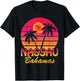 Nassau Bahamas Beach Retro Summer Vibes Family Vacation T-Shirt - T-Shirt | Black