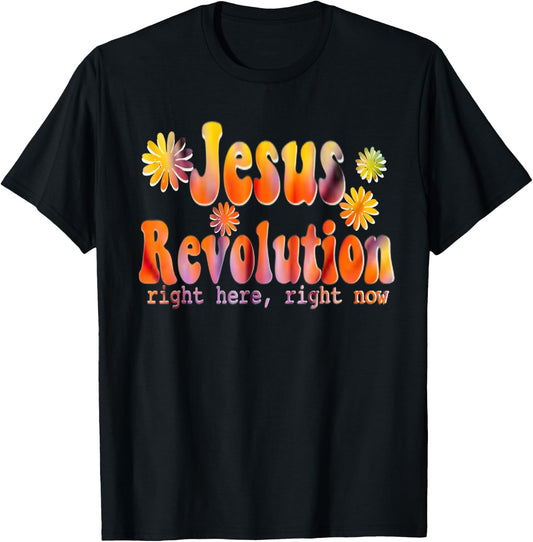 Jesus Freak - Christian Retro Tie Dye Lettering T-Shirt - T-Shirt | Black