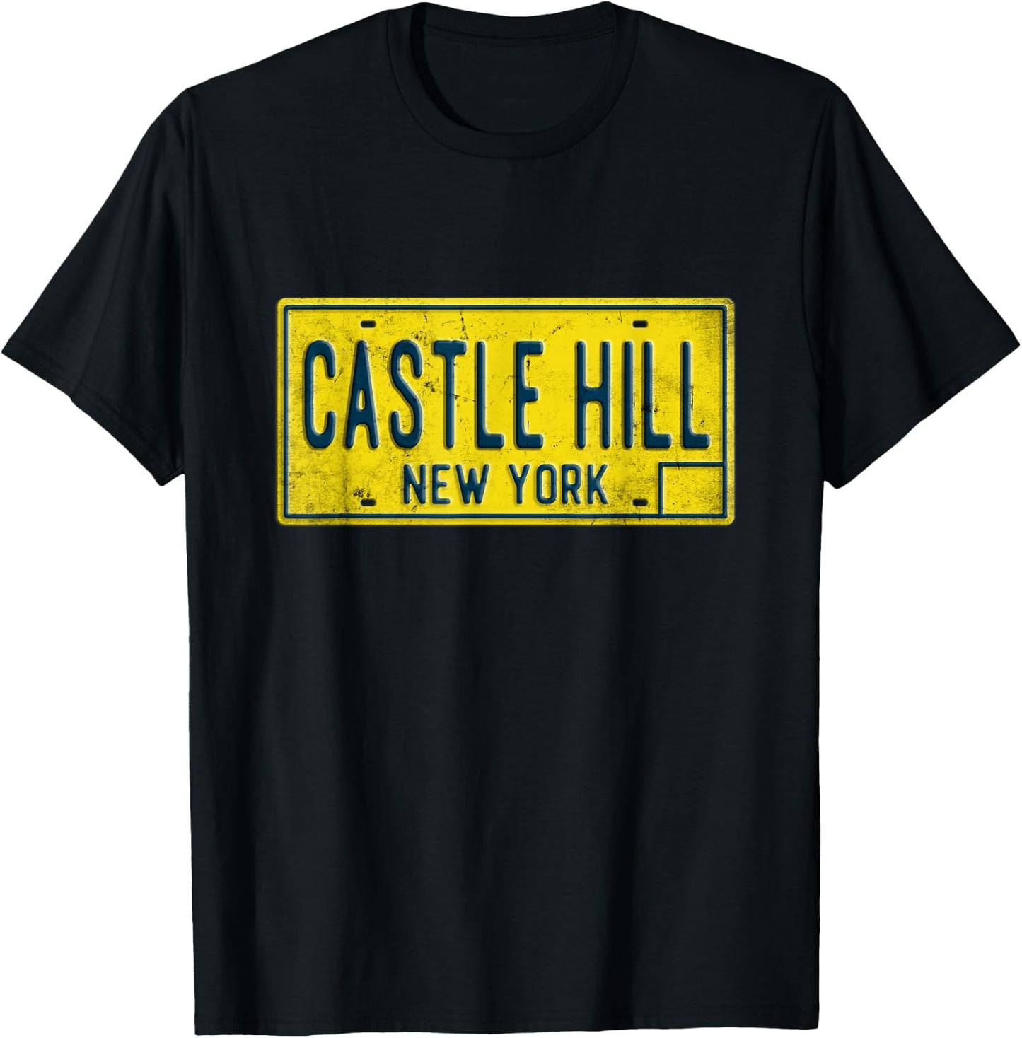 Retro Castle Hill Bronx New York NY Neighborhood Hometown T-Shirt - T-Shirt | Black