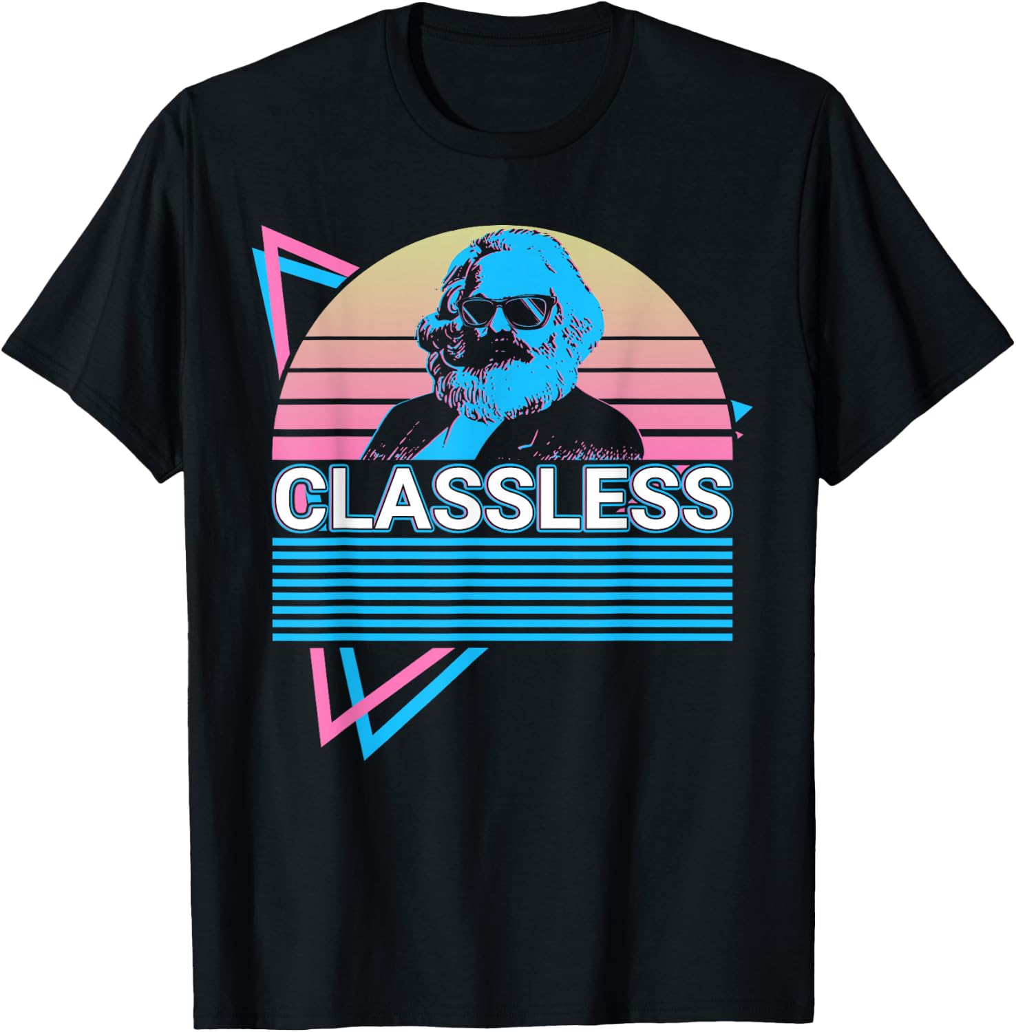 Karl Marx Communism Communist Socialism Classless T-Shirt - T-Shirt | Black