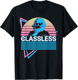 Karl Marx Communism Communist Socialism Classless T-Shirt - T-Shirt | Black