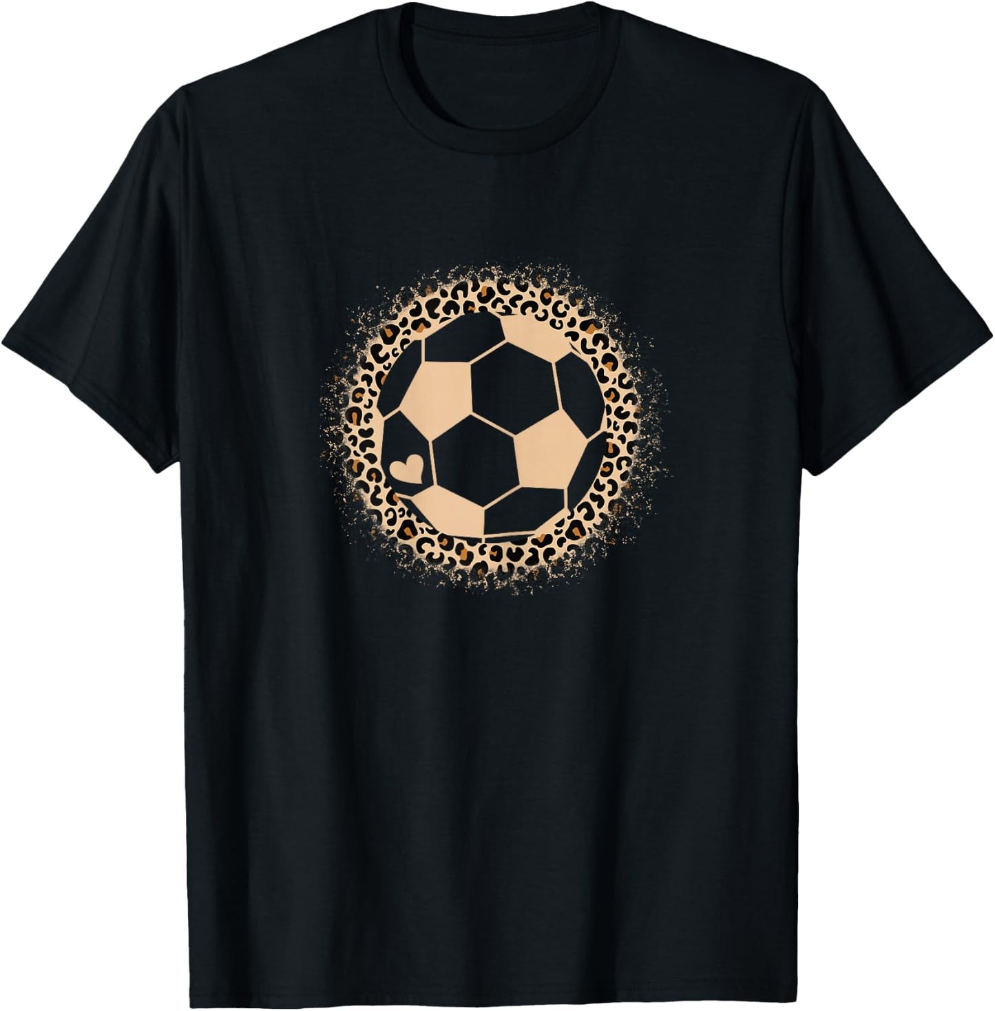 Cute Soccer Player Women Girls T-Shirt - T-Shirt | Black