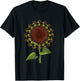 Sunflower Bicycles | Biking Cycling | Bikes Cyclist T-Shirt - T-Shirt | Black