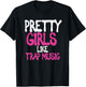 Pretty Girls Like Trap Music | Subgenre Hip Hop Rap T-Shirt - T-Shirt | Black