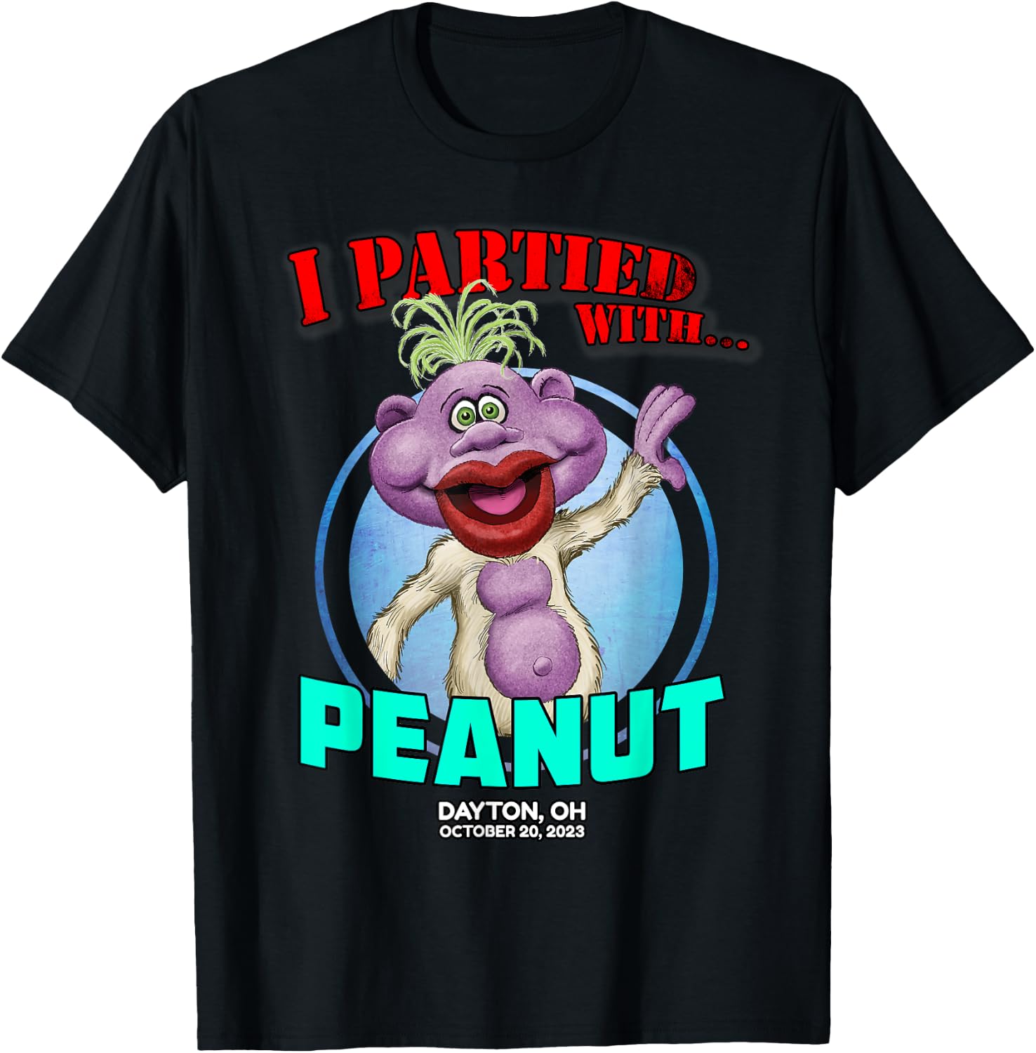 Peanut Dayton, OH (2023) T-Shirt - T-Shirt | Black