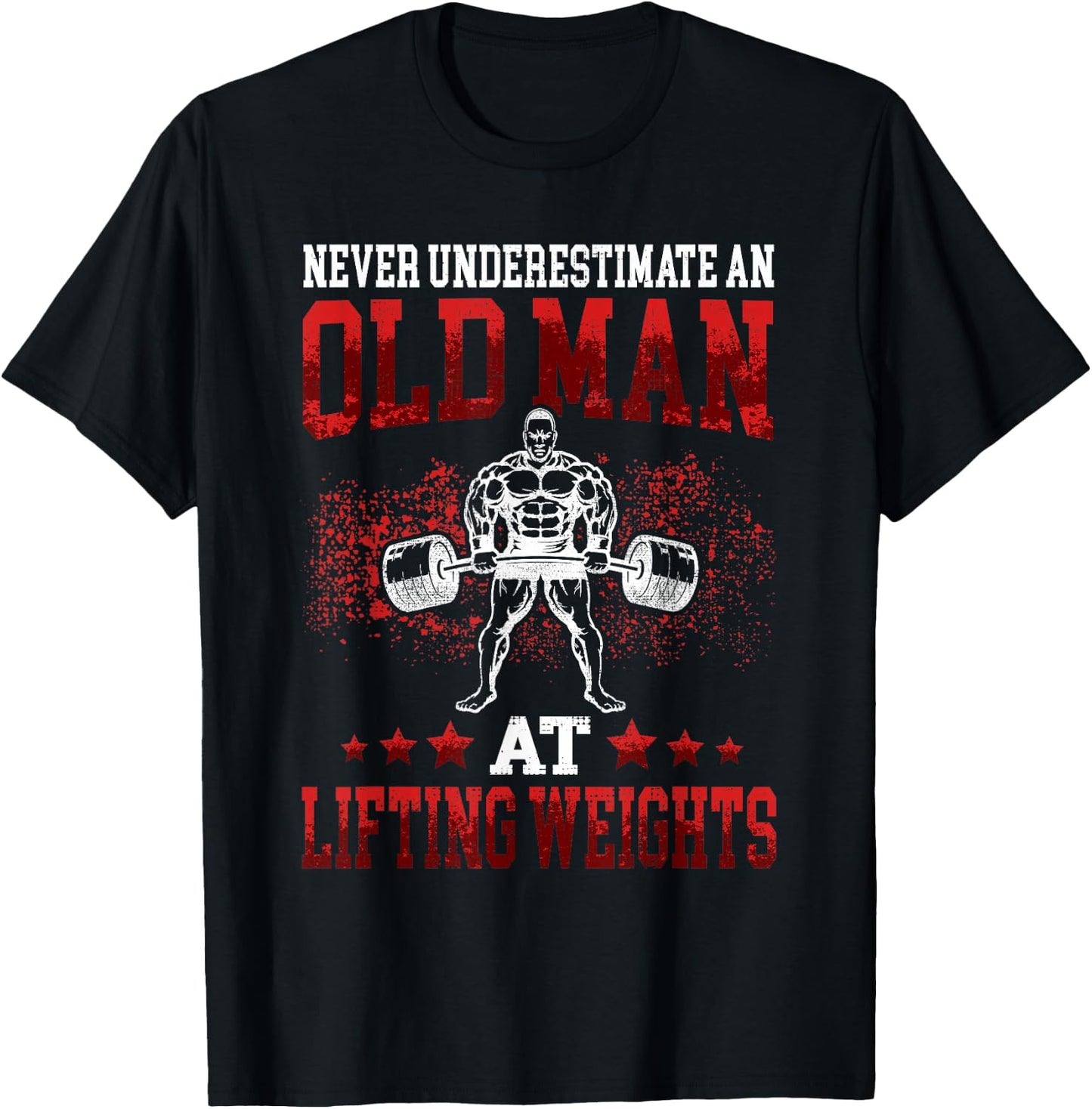 Bodybuilding and weightlifting designs Men's Classic Fit Black T-Shirt - T-Shirt | Black