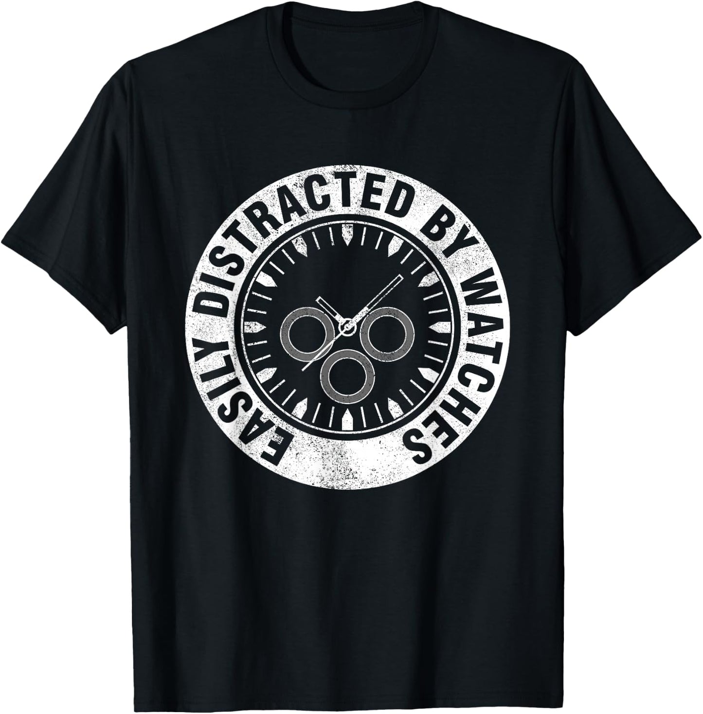 Watch Collecting Horologist Watch Lover Watch Collector T-Shirt - T-Shirt | Black