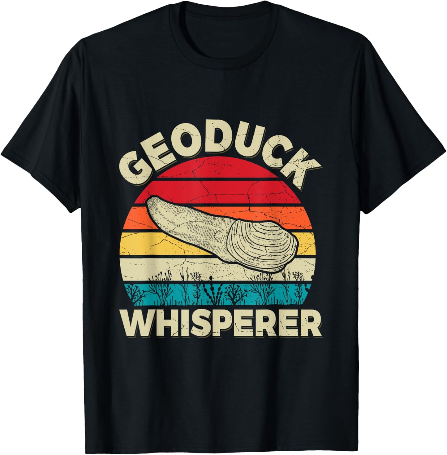 Geoduck Whisperer Design for a Geoduck Expert T-Shirt - T-Shirt | Black