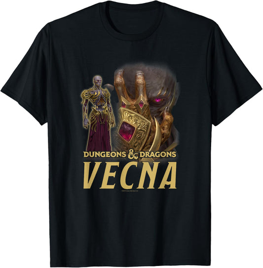 Dungeons & Dragons Vecna Standing Duel Portrait T-Shirt - T-Shirt | Black
