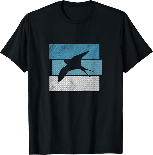 Retro Bird Vintage Design Bird Watching Funny Birds T-Shirt - T-Shirt | Black