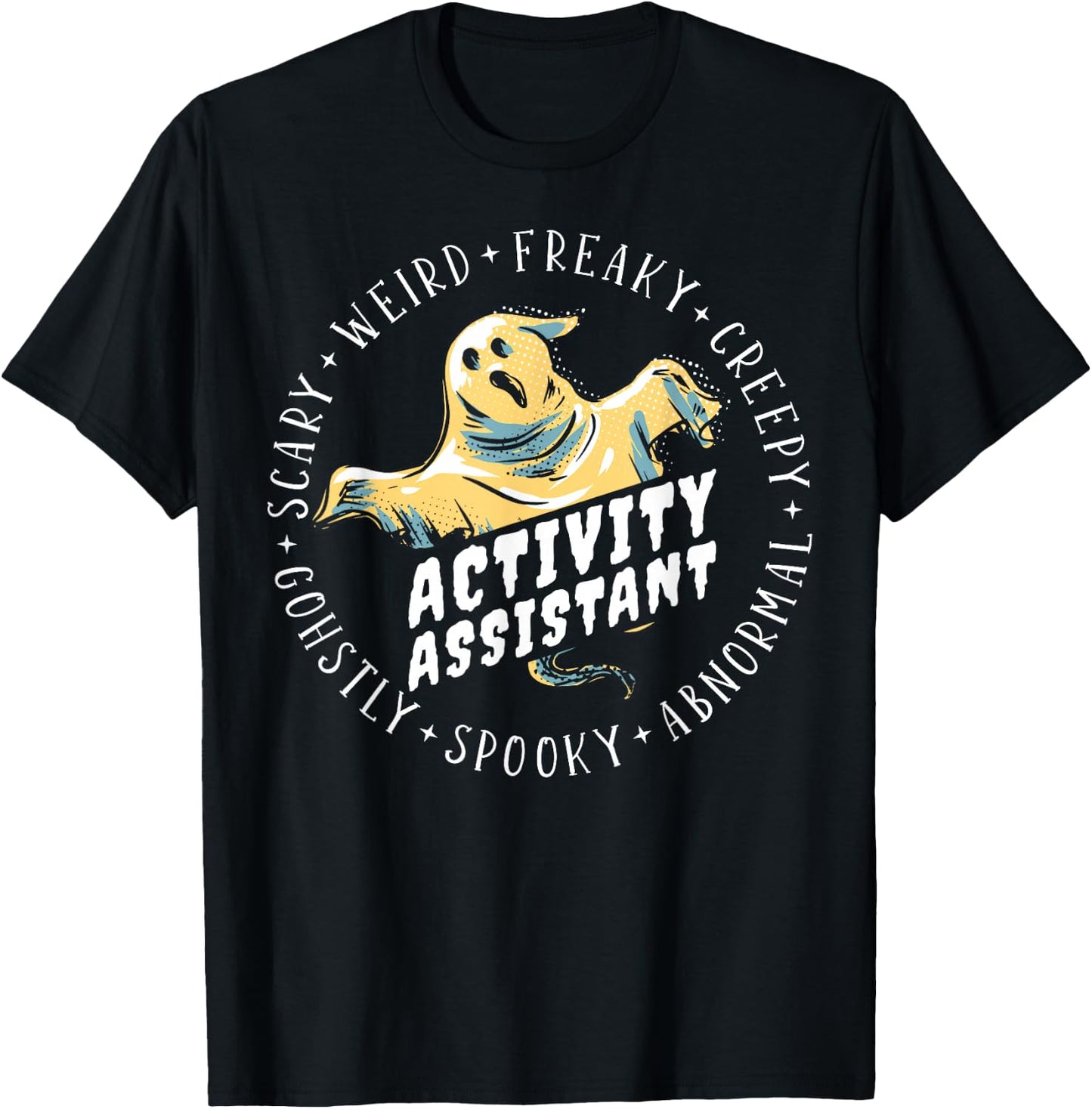 Halloween Activity Assistant T-Shirt - T-Shirt | Black