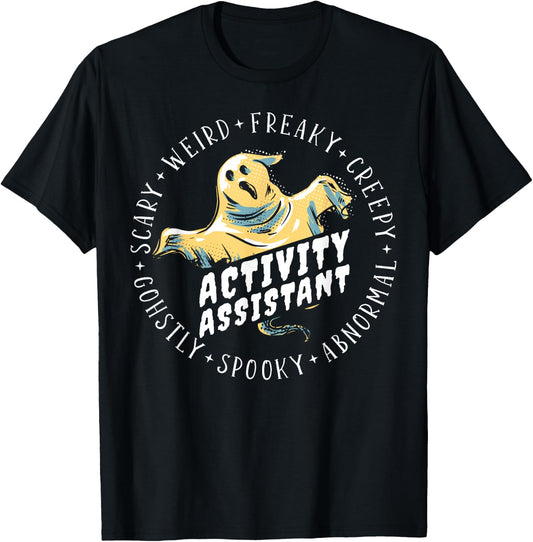 Halloween Activity Assistant T-Shirt - T-Shirt | Black