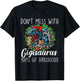 Don't Mess With Gigisaurus Mother's Day Saurus T-rex Gigi T-Shirt - T-Shirt | Black