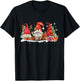 Merry Christmas Gnomes Xmas Family Men Women Family Together T-Shirt - T-Shirt | Black