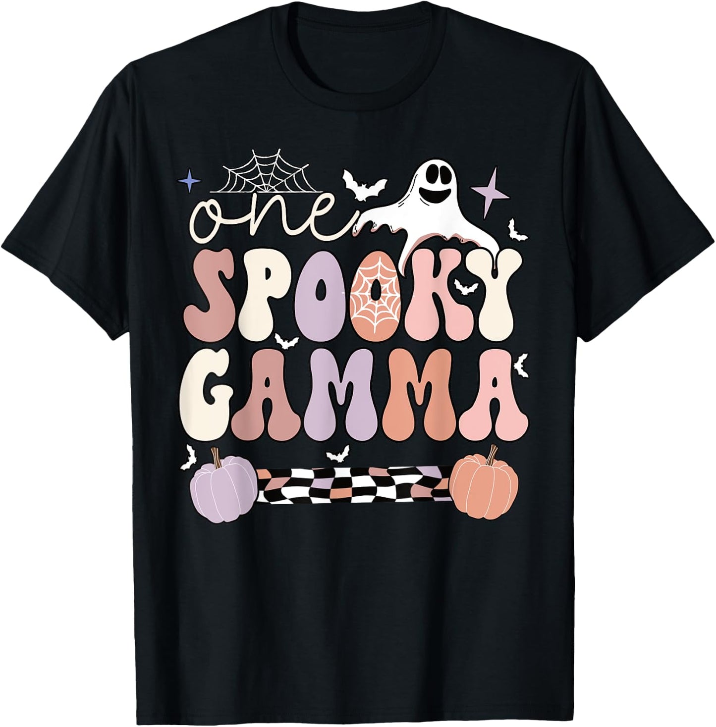 Spooky Gamma Grandmother Halloween Gamma Grandma T-Shirt - T-Shirt | Black