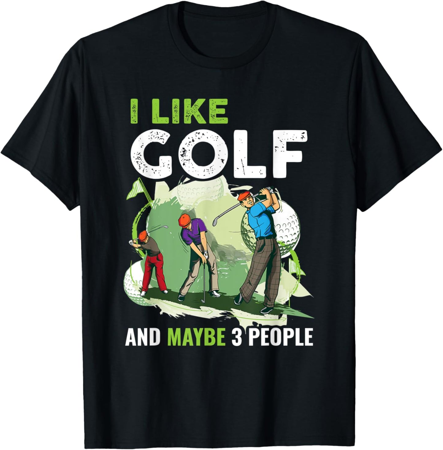 Fun Golf T-Shirt - T-Shirt | Black