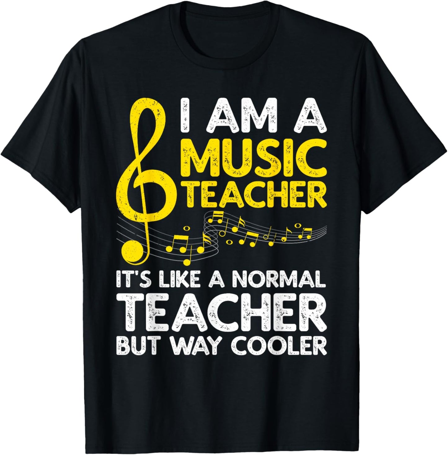 Cool Music Teacher Art Women School Orchestra Coach T-Shirt - T-Shirt | Black
