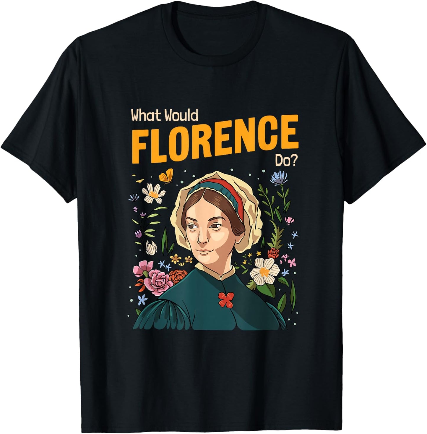 Nurse Florence Nightingale Medical Nursing Medicine Reformer T-Shirt - T-Shirt | Black