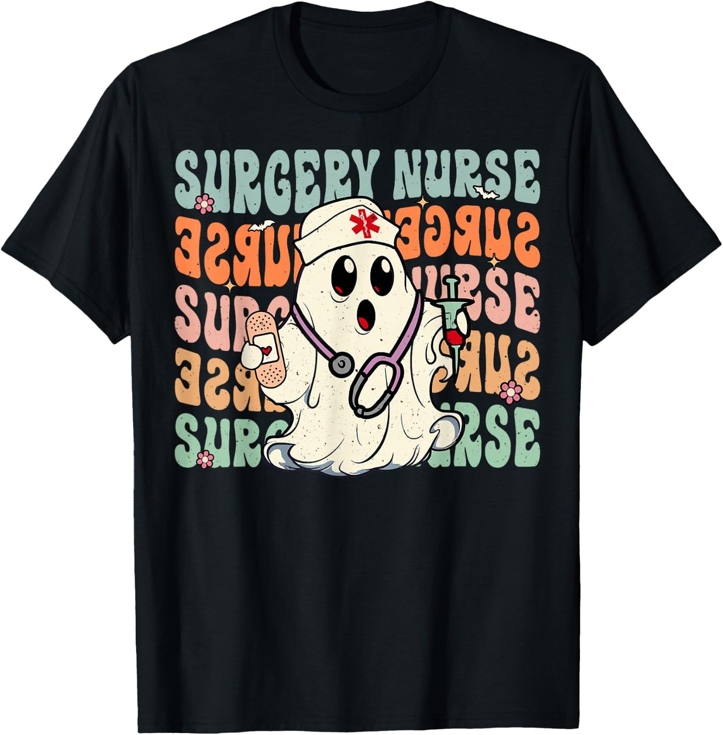 Groovy Surgery nurse Funny Halloween Costume Nurse T-Shirt - T-Shirt | Black