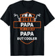 Biker Papa Funny Motorcycle Rider I'm A Biker Papa T-Shirt - T-Shirt | Black