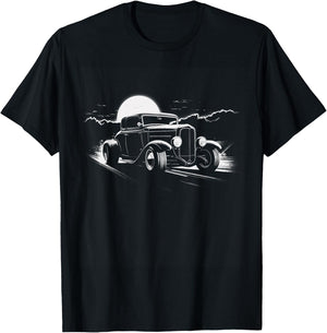 1930's American Classic Hot Rod T-Shirt - T-Shirt | Black