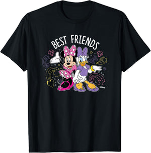 Minnie & Daisy - Bestfriends Minnie & Daisy T-Shirt - T-Shirt | Black