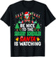 Be Nice to the Surgery Scheduler Santa - Christmas T-Shirt - T-Shirt | Black