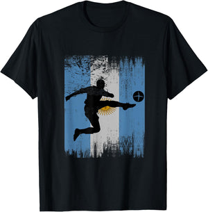 Argentina Soccer Argentina Football Argentina Futbol T-Shirt - T-Shirt | Black