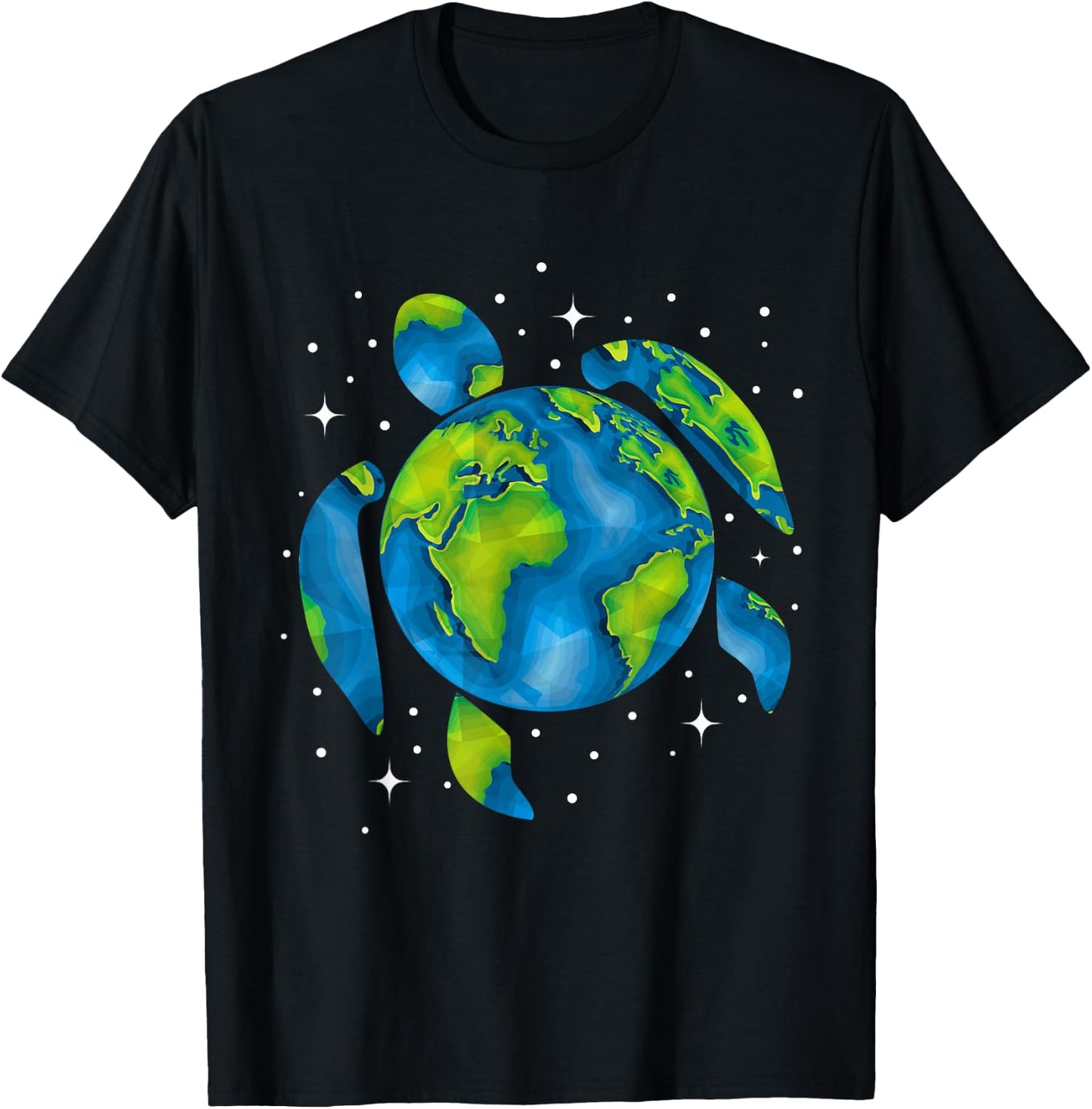 Earth Day 2027 Restore Recycle Sea Turtle Save the Planet T-Shirt - T-Shirt | Black
