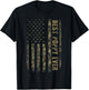 Best Poppy Ever Camouflage American Flag Father's Day T-Shirt - T-Shirt | Black