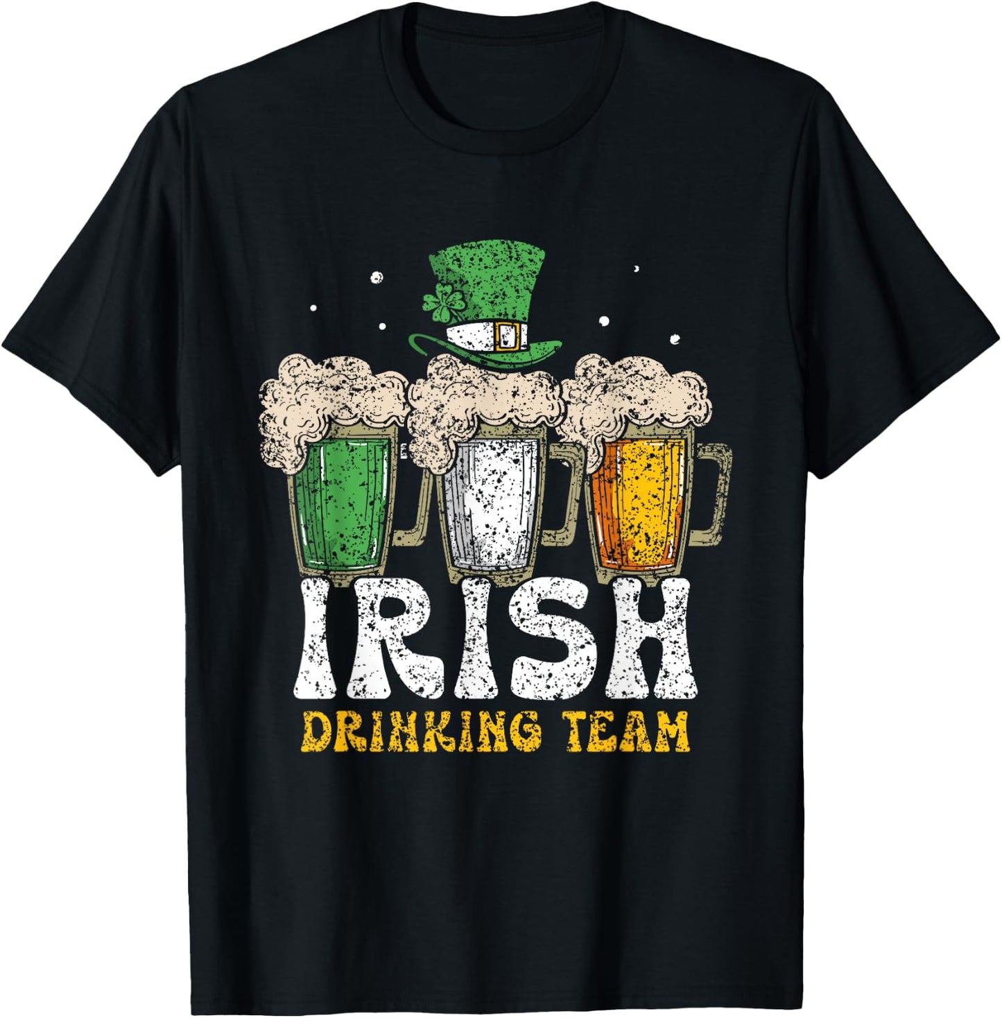 Irish Drinking Team Leprechaun St. Patricks Day Ireland St T-Shirt - T-Shirt | Black