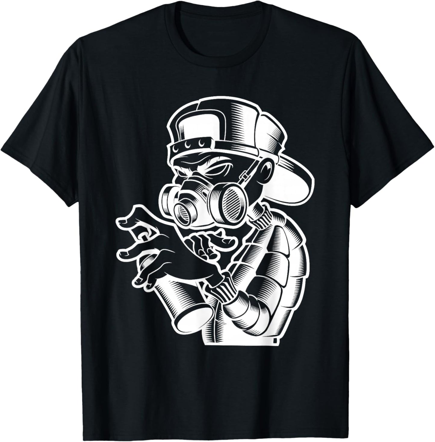 Sprayer I Street Art Artist Spray Can Street Artist T-Shirt - T-Shirt | Black