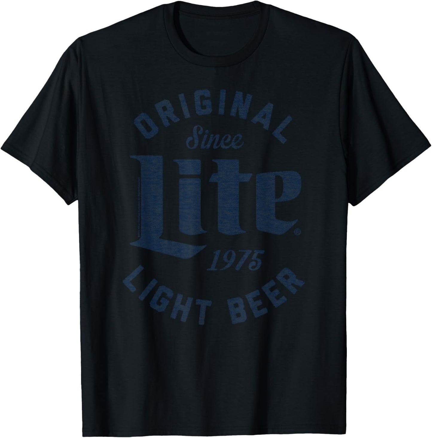 Miller Lite - Original Lite Since 1975 T-Shirt - T-Shirt | Black