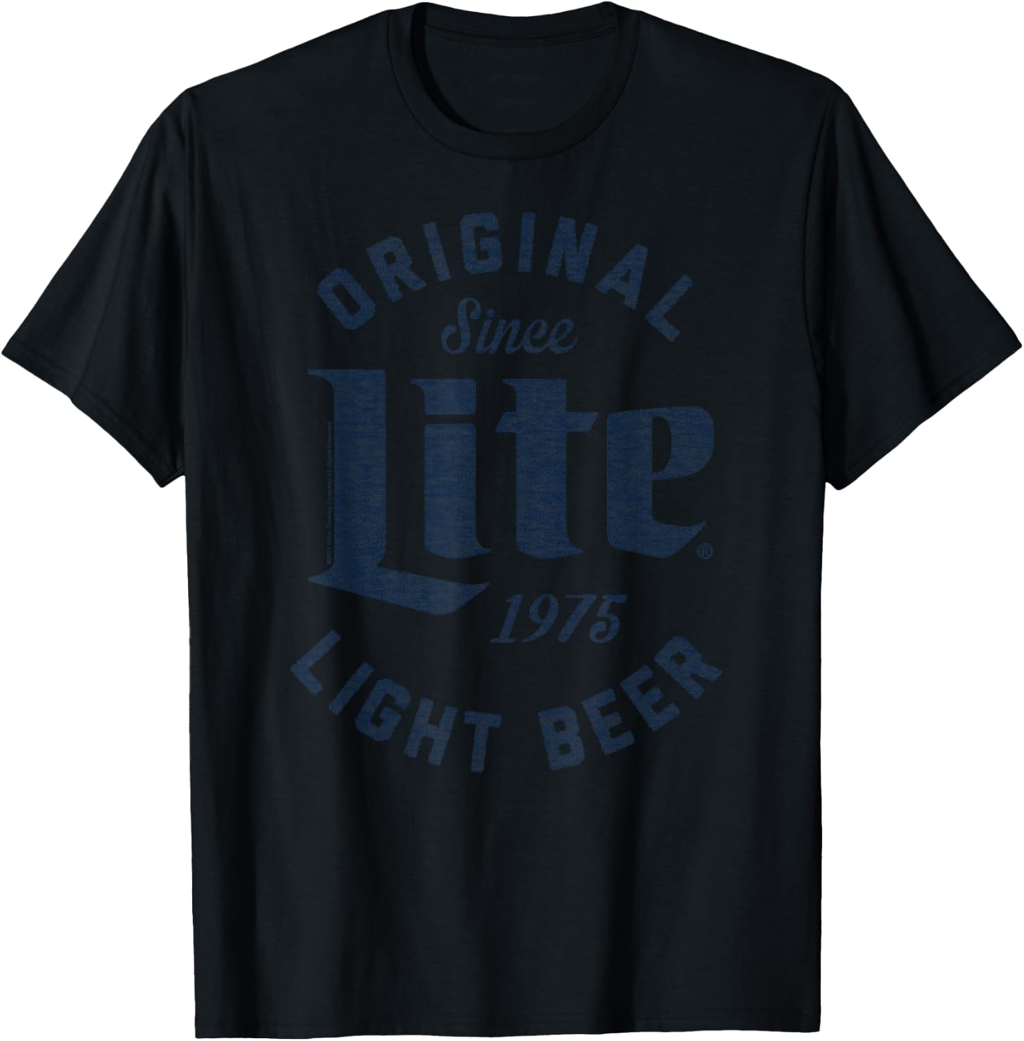 Miller Lite - Original Lite Since 1975 T-Shirt - T-Shirt | Black