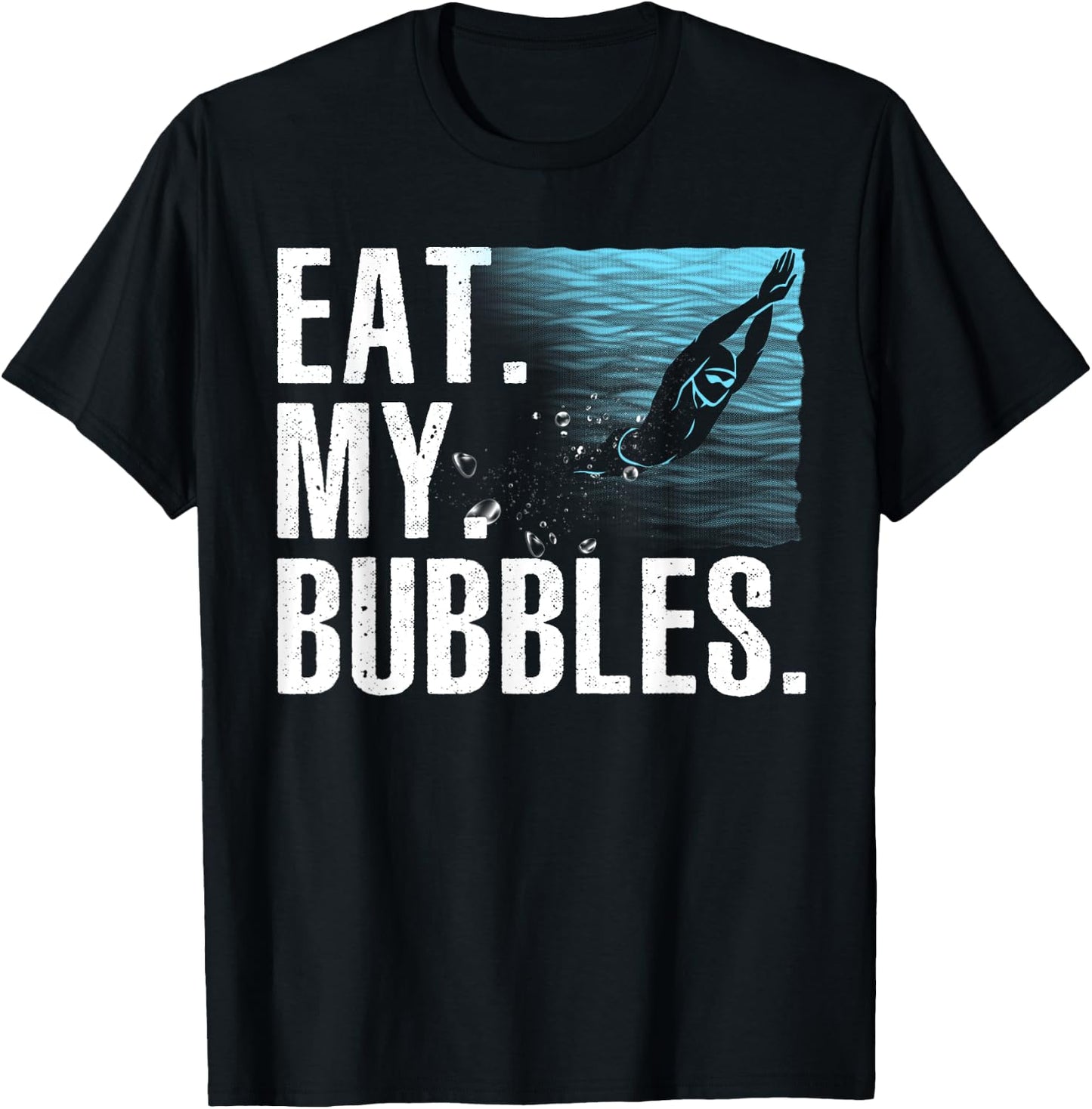 Funny Swimming Art Women Swim Coach Rescue Swimmer T-Shirt - T-Shirt | Black