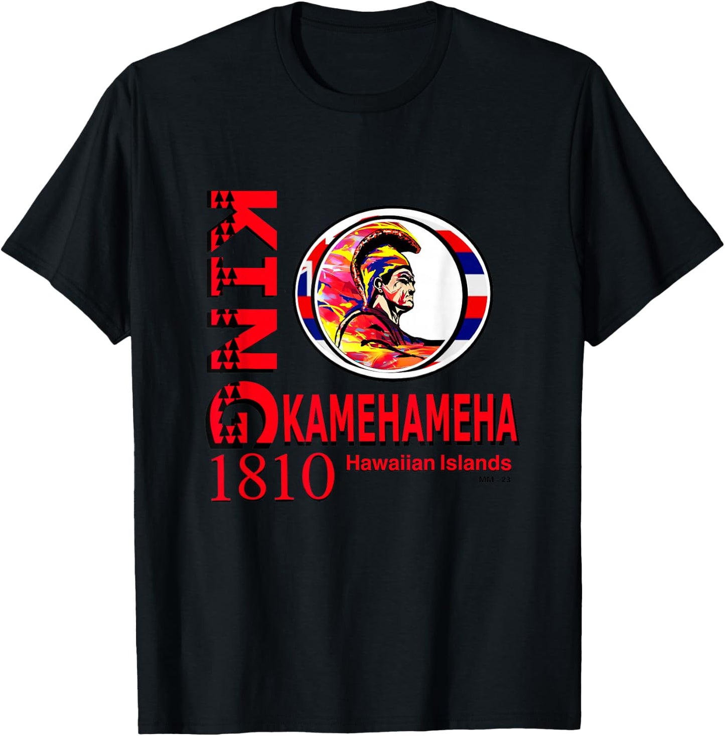 King Kamehameha by micah moto T-Shirt - T-Shirt | Black