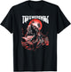 Marvel Werewolf by Night Ted And The Werewolf Comic Red T-Shirt - T-Shirt | Black