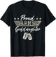 Proud Army Goddaughter American Veteran Military T-Shirt - T-Shirt | Black