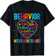 Behavior Interventionist Appreciation Week Back to School T-Shirt - T-Shirt | Black