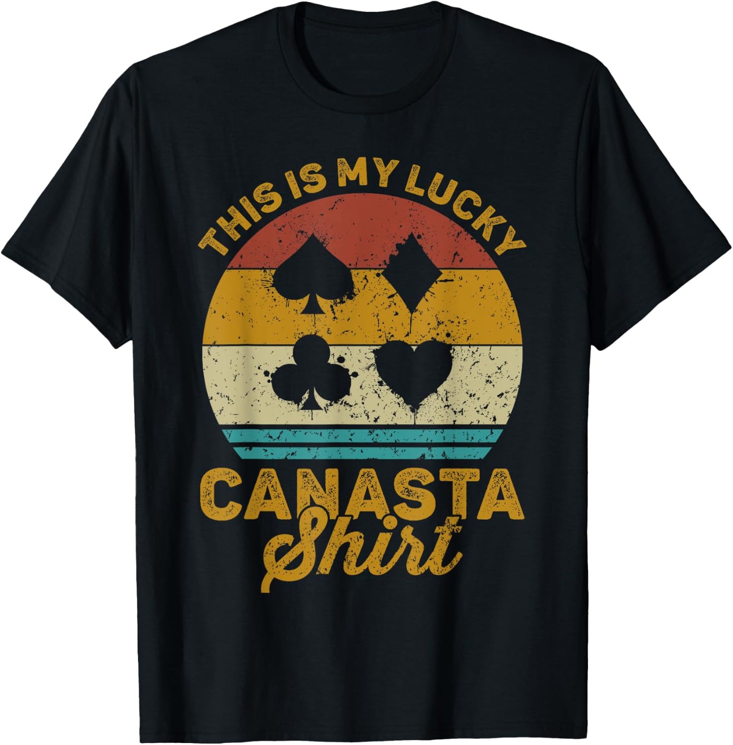 Grandma Is My Name Canasta Is My Game Funny Canasta T-Shirt - T-Shirt | Black