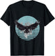 Raven moon Gothic raven Dark nature Mystical bird Raven Art T-Shirt - T-Shirt | Black