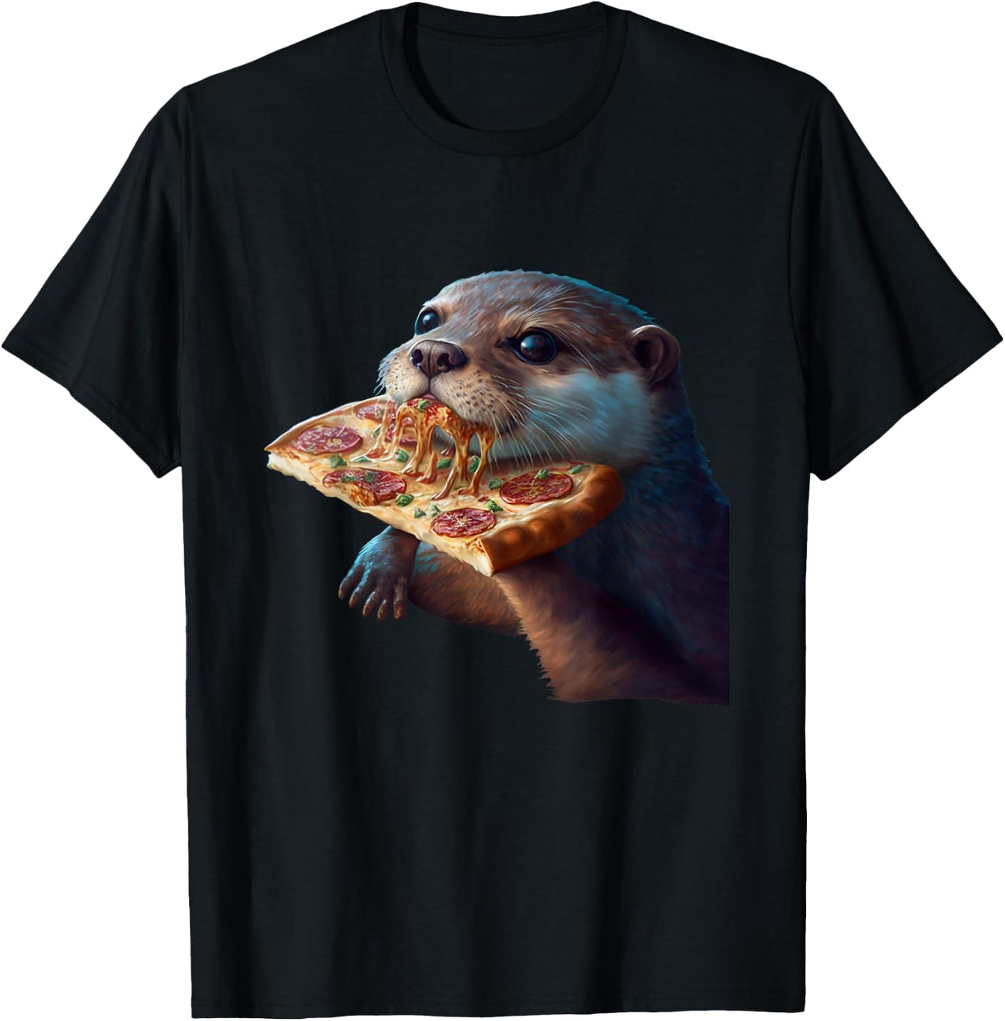 Sea Otter Lover Funny Design T-Shirt - T-Shirt | Black